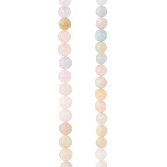 Morganite Round Beads, 4mm by Bead Landing™